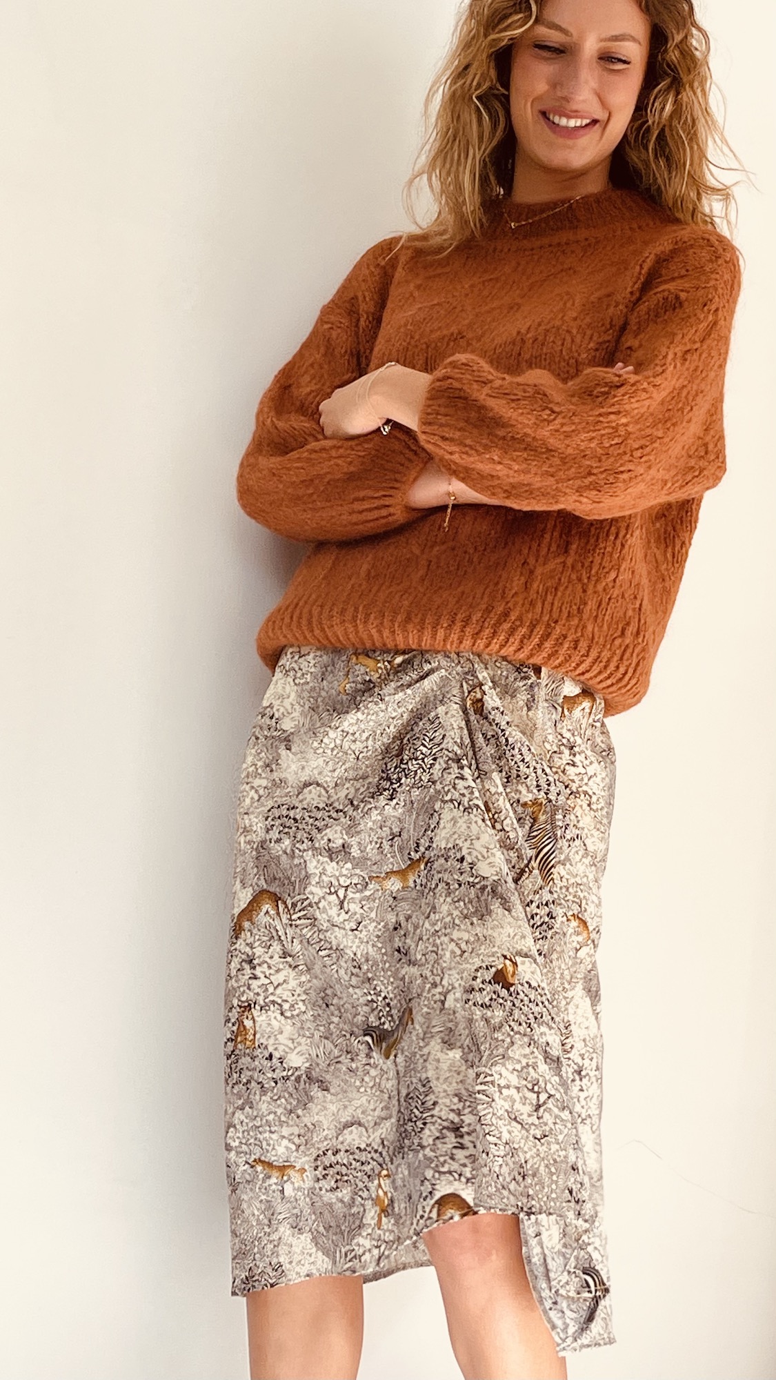 pull otez mode came tricote col rond maille
