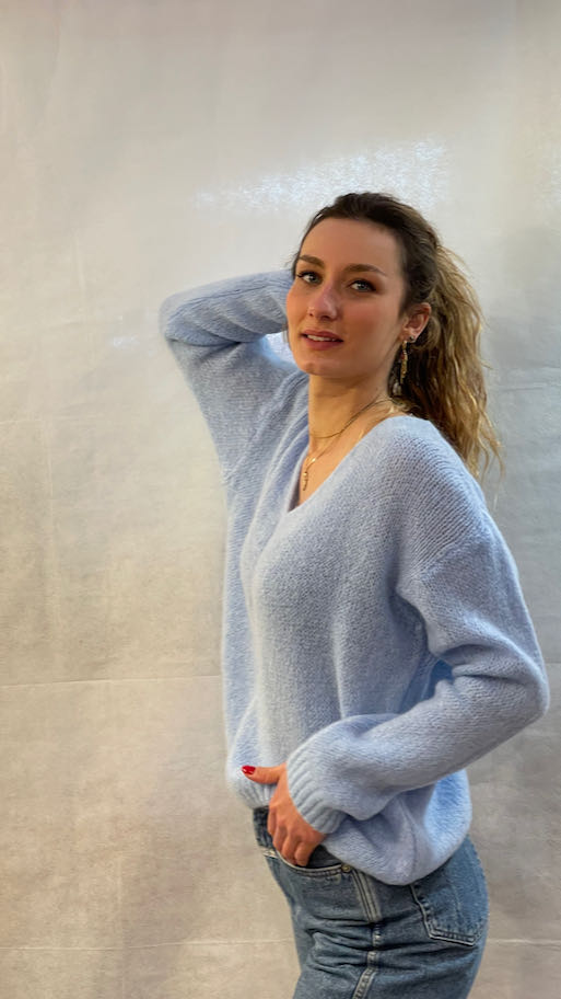 pull bleuclair lea colv maille otez