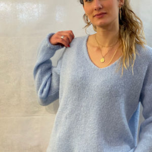 pull-colv-bleuclair-maille-otez pull bleuclair lea colv maille otez