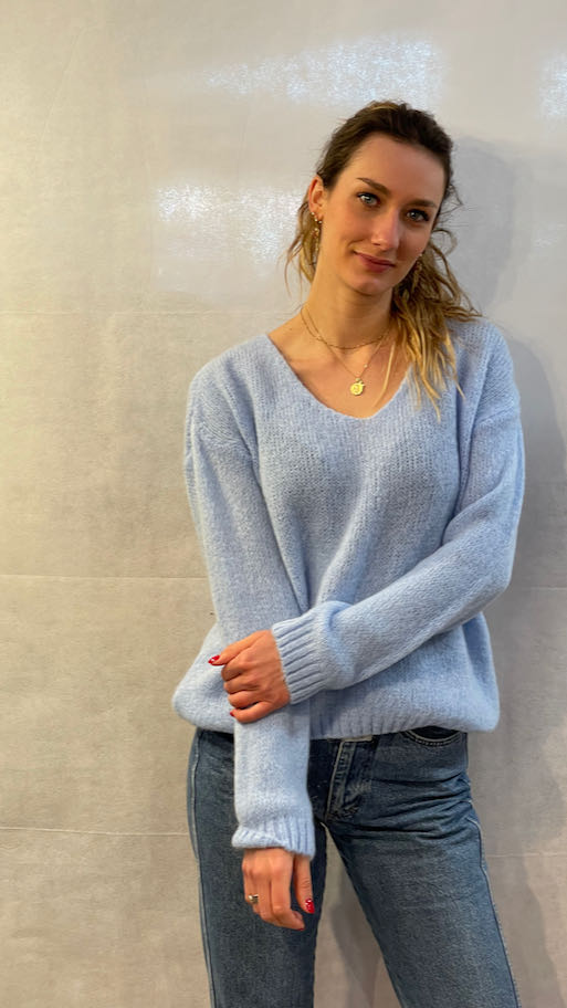 pull bleuclair lea colv maille otez