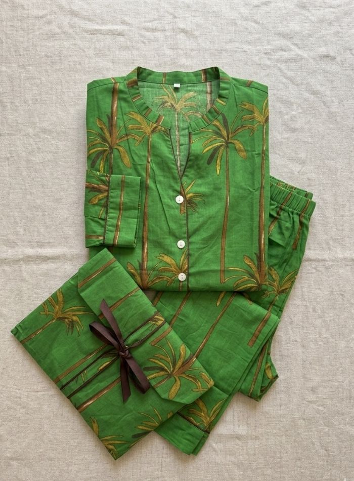 PYJAMA LILU PALMIER vert – Image 3