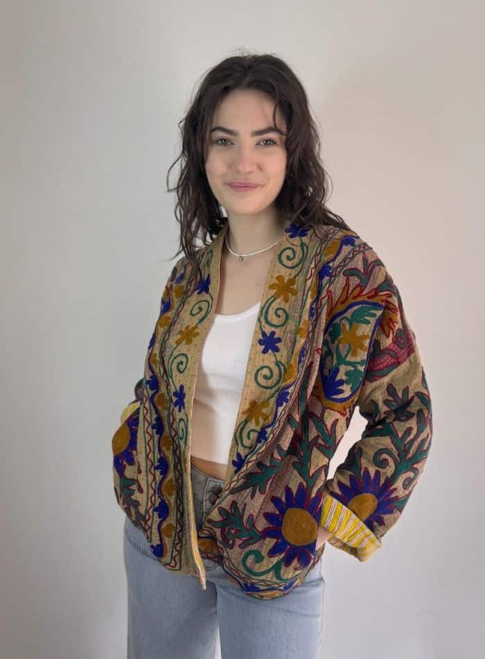 VESTE LEDA - beige