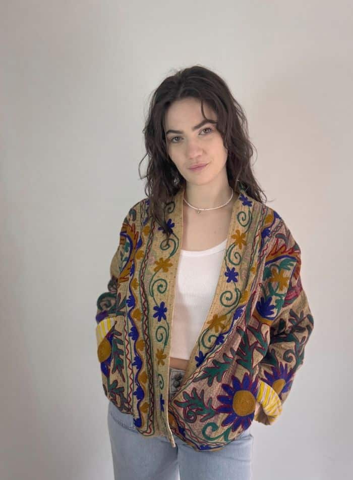 VESTE LEDA - beige – Image 3