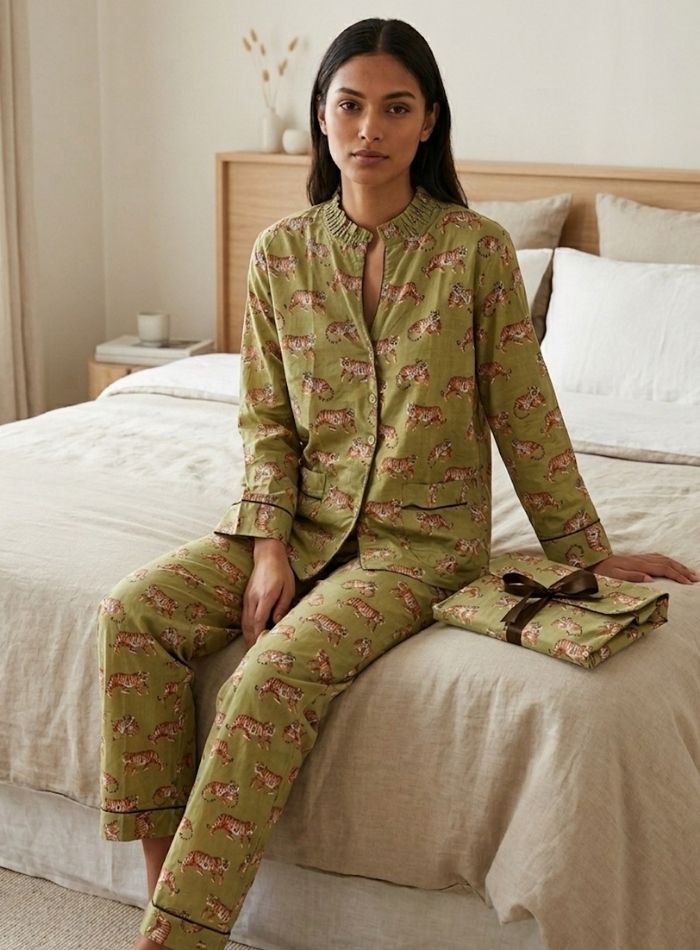 PYJAMA LILU TIGRE kaki