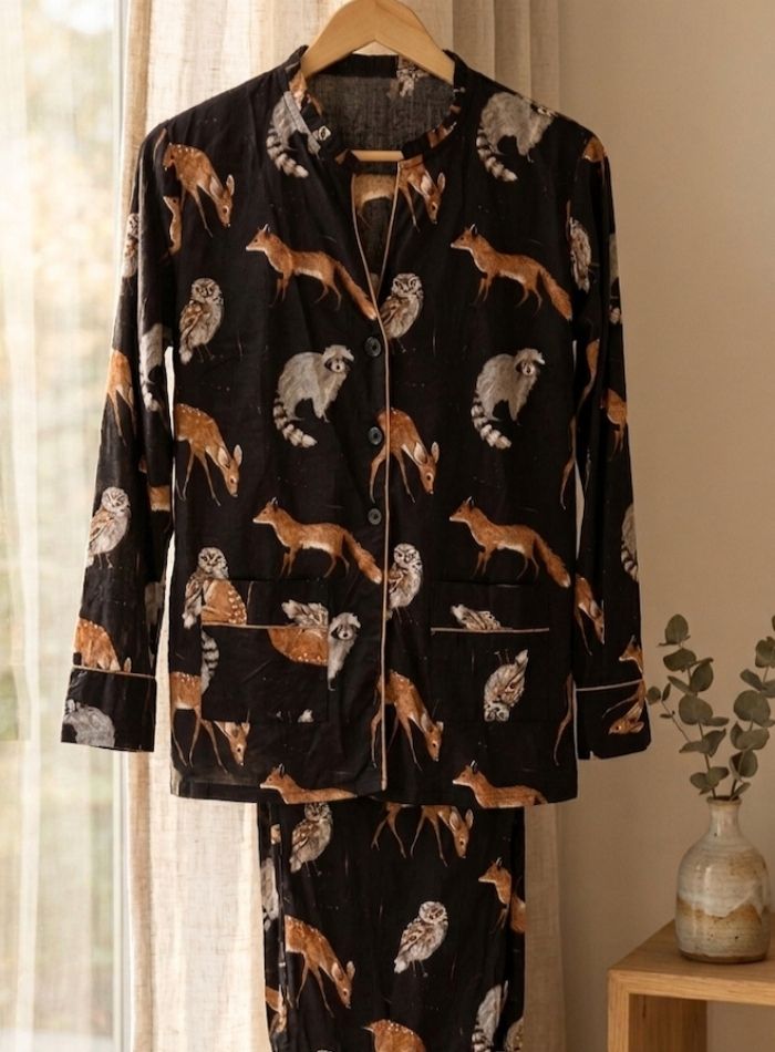 PYJAMA LILU FÉLIN noir – Image 3