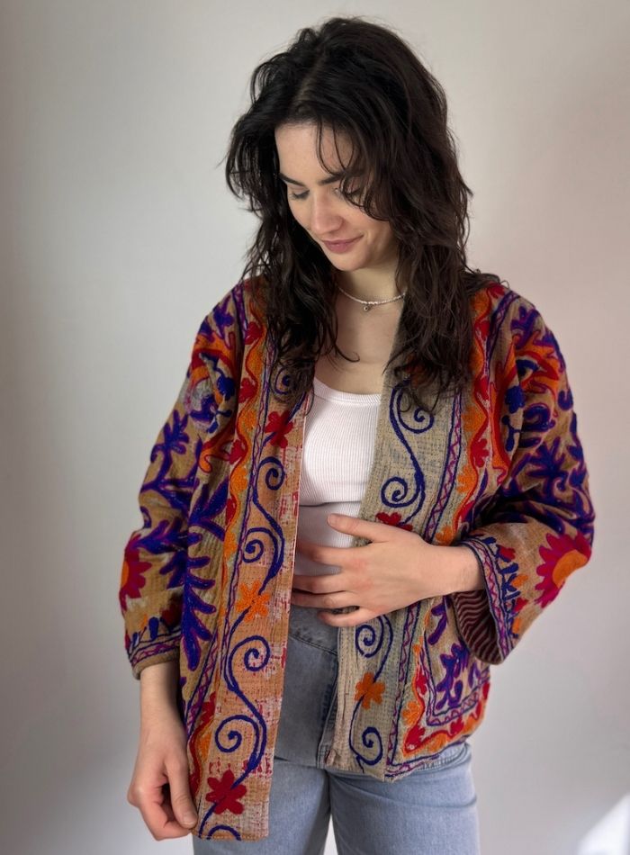 VESTE LEDA - Indigo