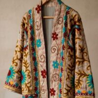 VESTE LEDA - safran - Thumbnail Image 3