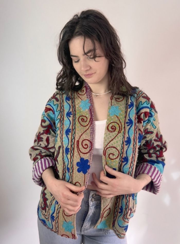 VESTE LEDA - naturel