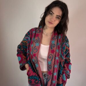 VESTE LEDA - terracotta