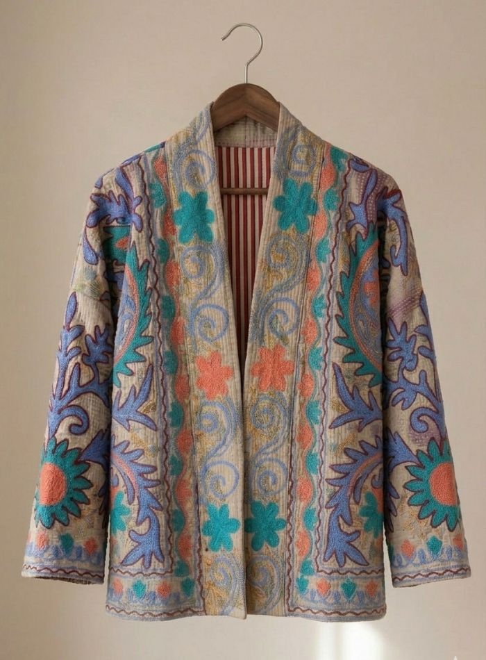 VESTE LEDA - turquoise – Image 3