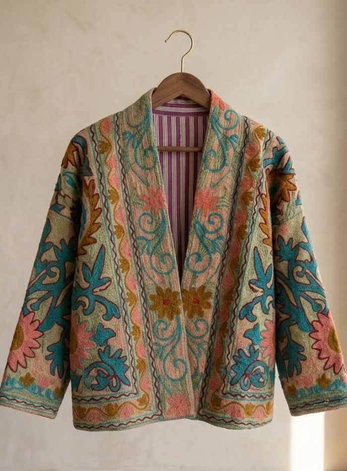 VESTE LEDA corail – Image 3
