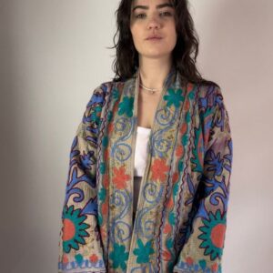 VESTE LEDA - turquoise