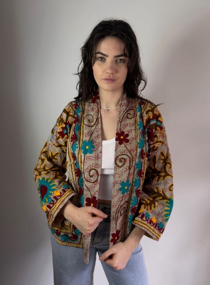 VESTE LEDA - safran – Image 2