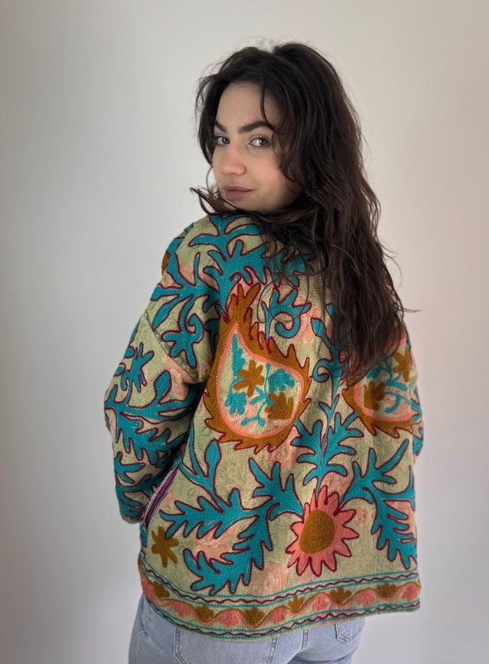 VESTE LEDA corail