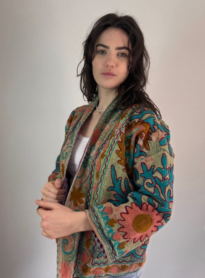VESTE LEDA corail – Image 2