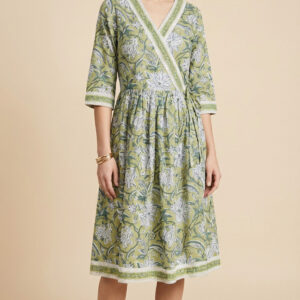 robe sienne vert naturel