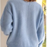 Gilet Léa en Kid Mohair – À porter devant ou dos - Thumbnail Image 3