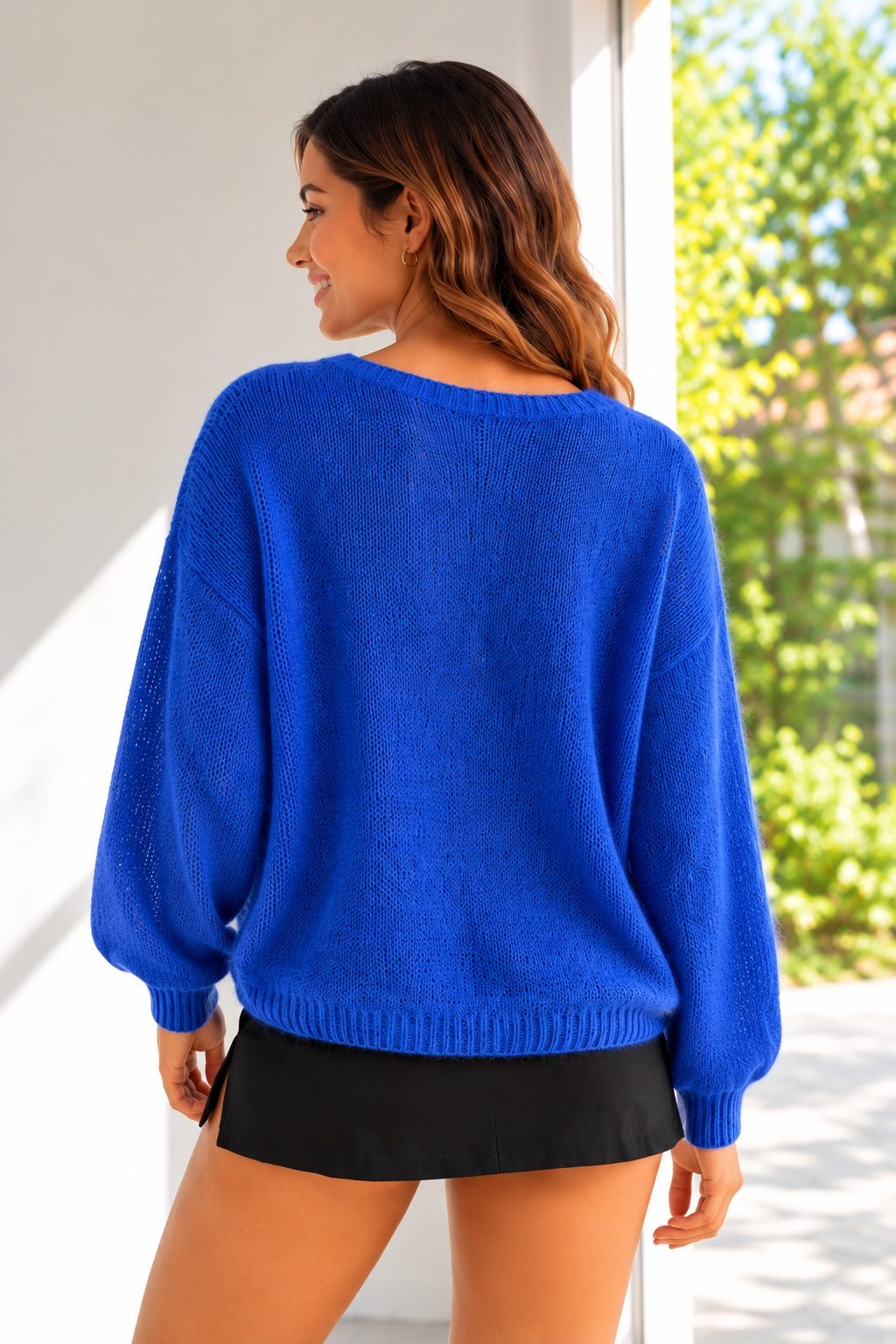 Gilet Léa en Kid Mohair – À porter devant ou dos – Image 13