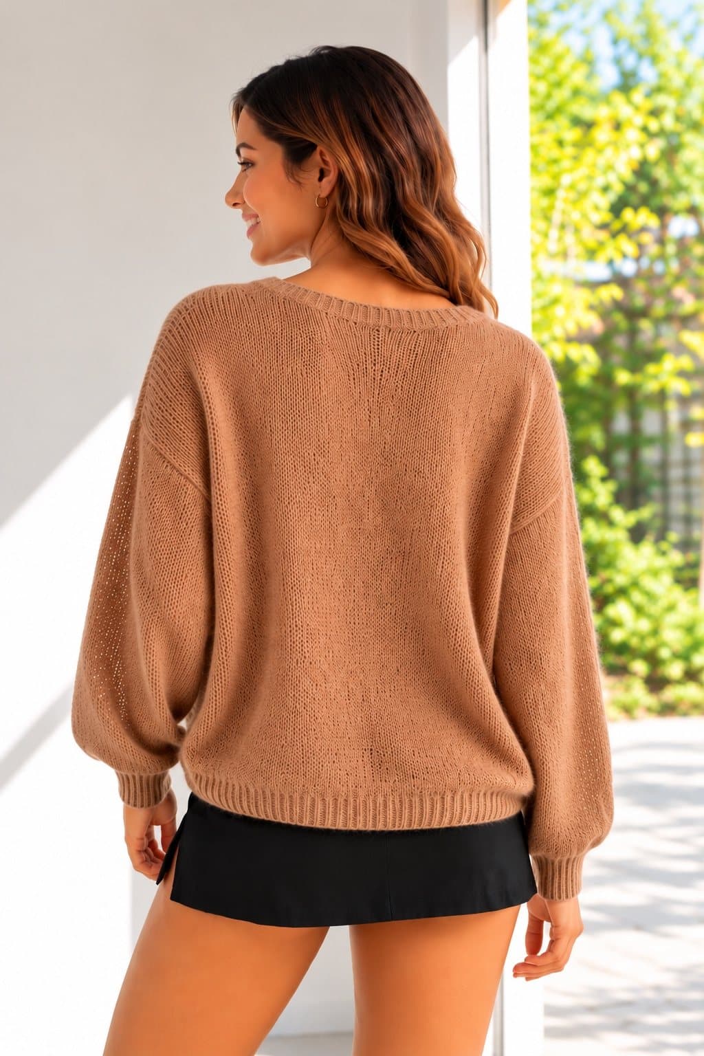 Gilet Léa en Kid Mohair – À porter devant ou dos – Image 10