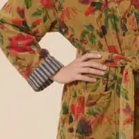 Kimono court LILA – Velours de coton imprimé - Thumbnail Image 6
