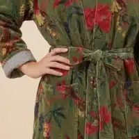 Kimono court LILA – Velours de coton imprimé - Thumbnail Image 10