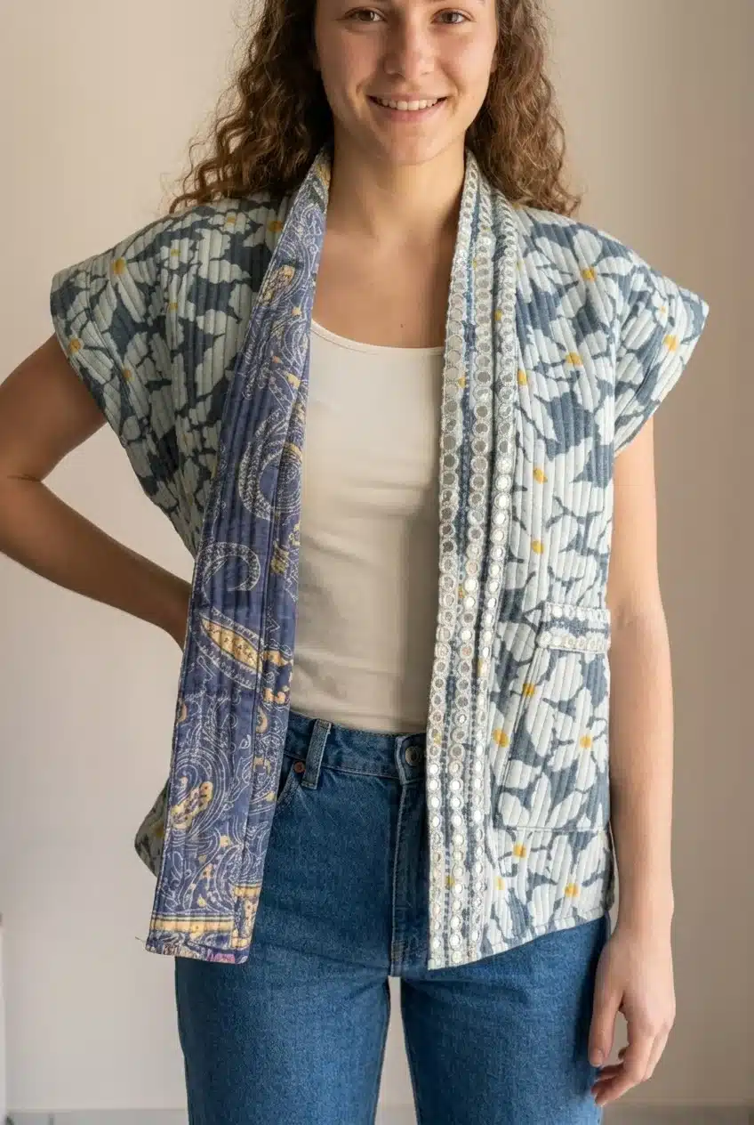 Kimono Naïa – Réversible à miroirs – Image 16