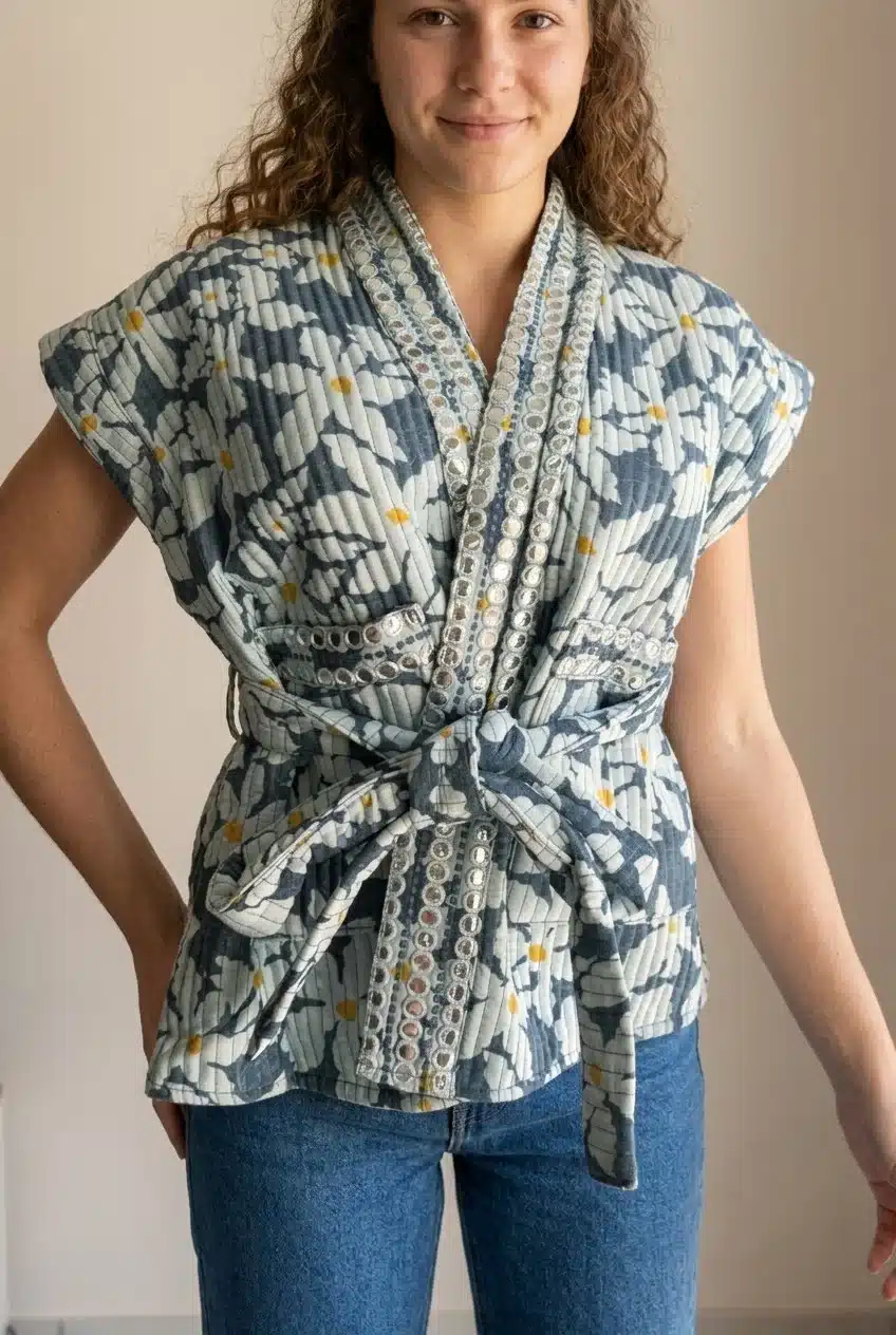 Kimono Naïa – Réversible à miroirs – Image 14