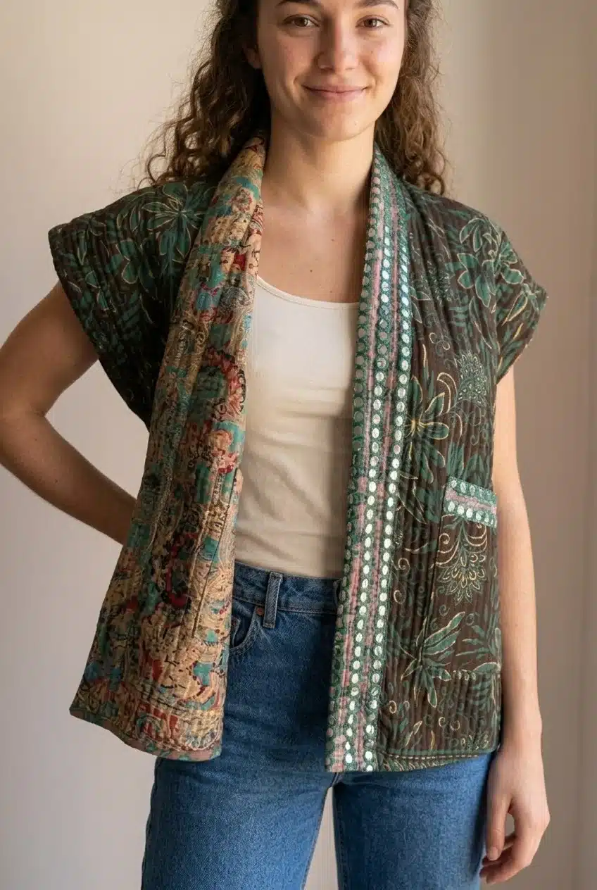 Kimono Naïa – Réversible à miroirs – Image 11