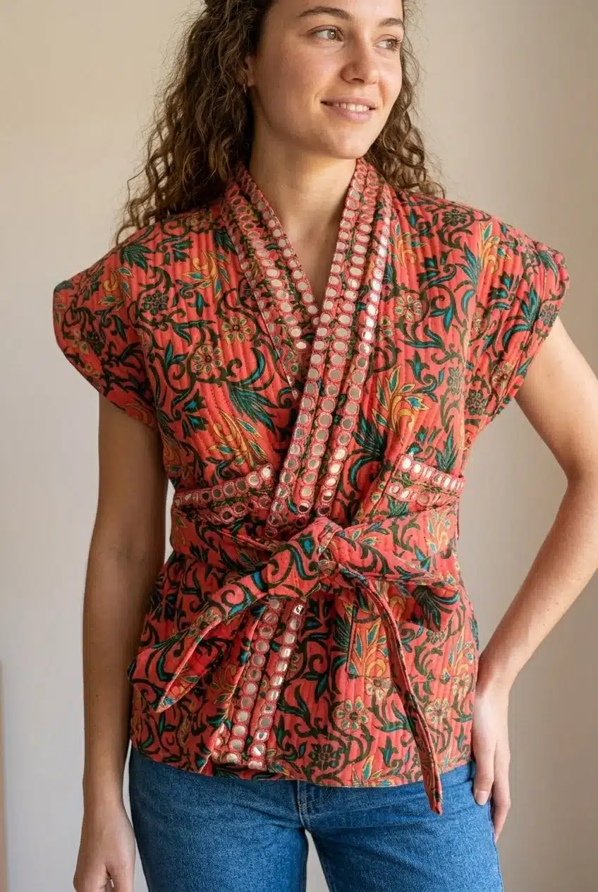 Kimono Naïa – Réversible à miroirs – Image 10