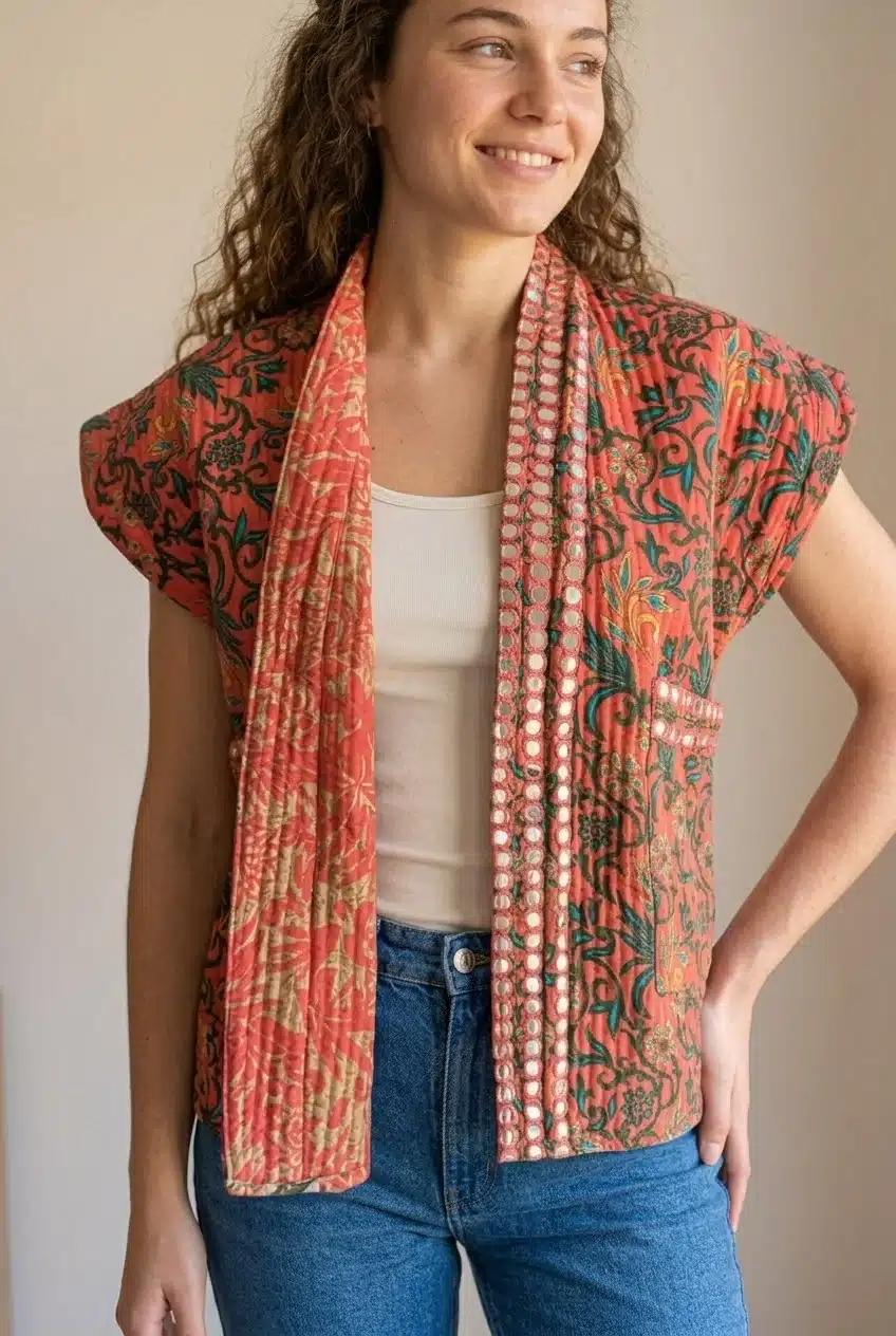 Kimono Naïa – Réversible à miroirs – Image 9