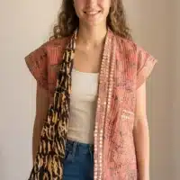 Kimono Naïa – Réversible à miroirs - Thumbnail Image 5