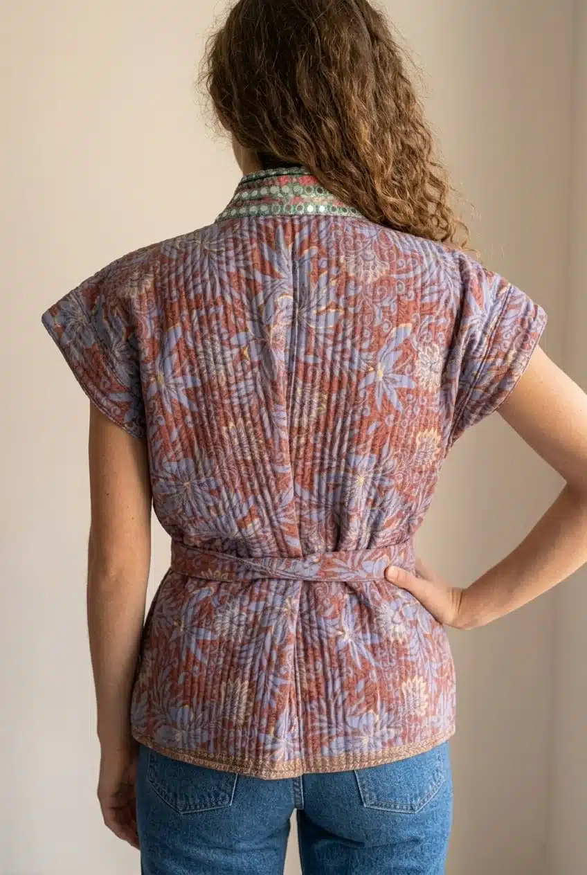 Kimono Naïa – Réversible à miroirs – Image 4