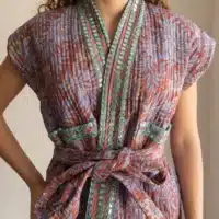 Kimono Naïa – Réversible à miroirs - Thumbnail Image 2
